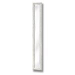 Black Wood Tall Arched Window Mirror
