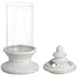 Toscano Small Brown  Column Candle Holder