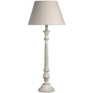 Ravenna Column Table Lamp With Linen Shade