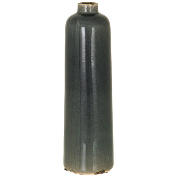 Argento Grey Glazed Raine Vase
