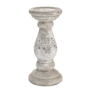 Toscano Small Brown  Column Candle Holder