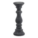 Toscano Small Brown  Column Candle Holder
