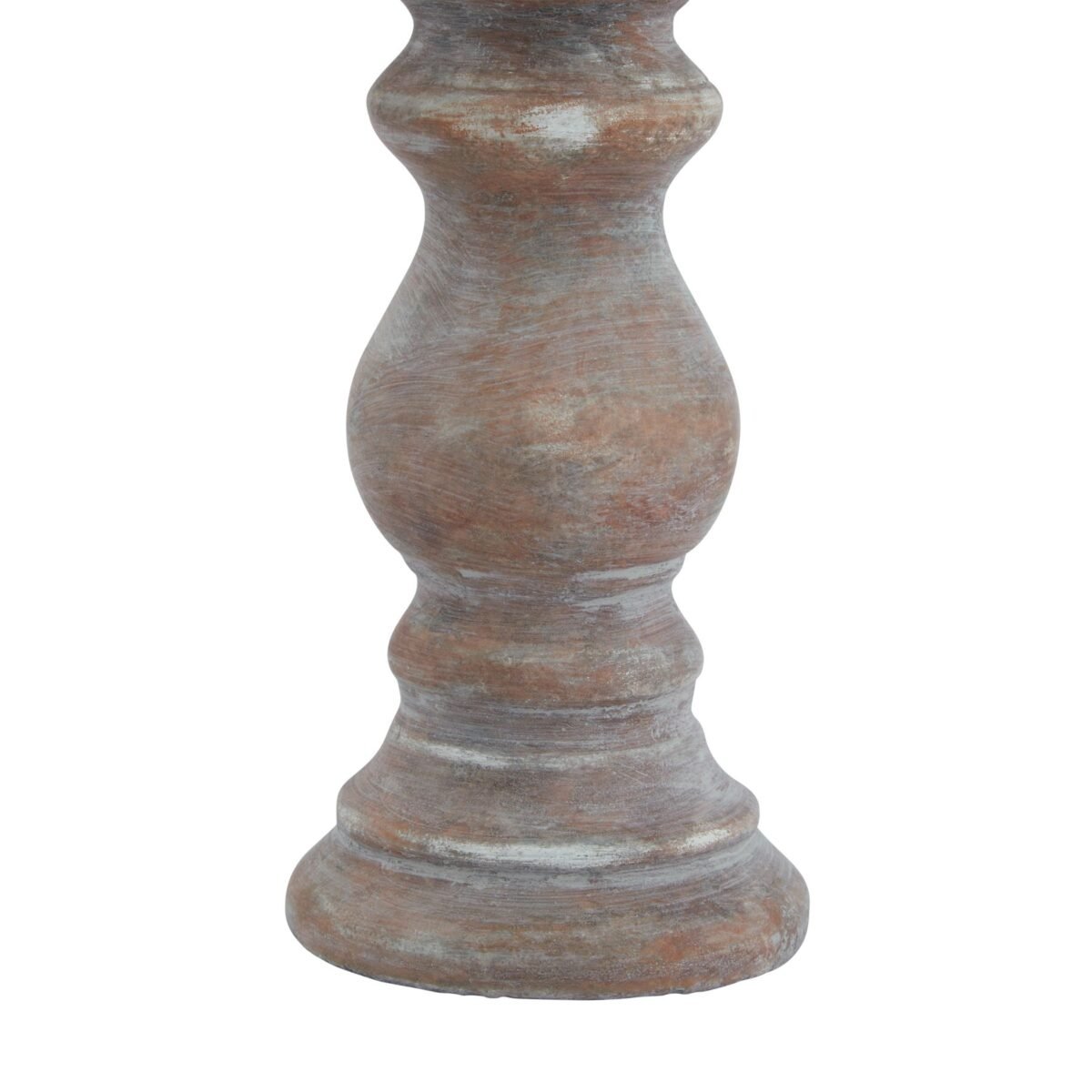 Toscano Small Brown  Column Candle Holder