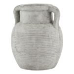 Bianca Antique White Candlestick Table Lamp With Linen Shade