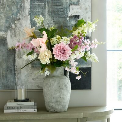 Helios Stone Amphora Pot
