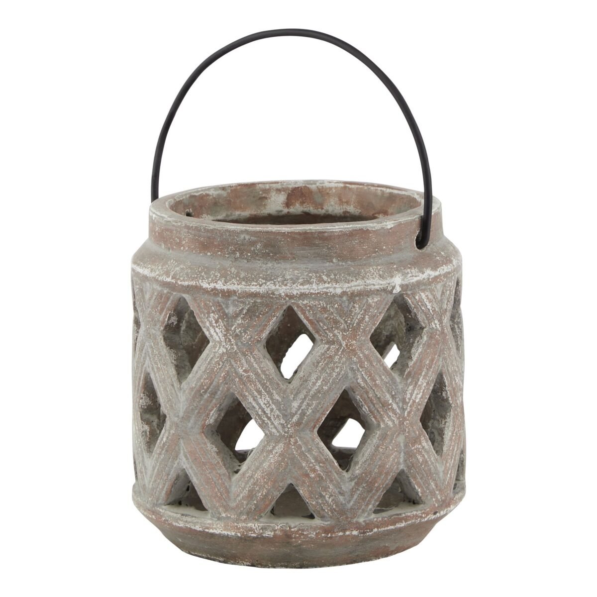 Toscano Brown Lattice Lantern