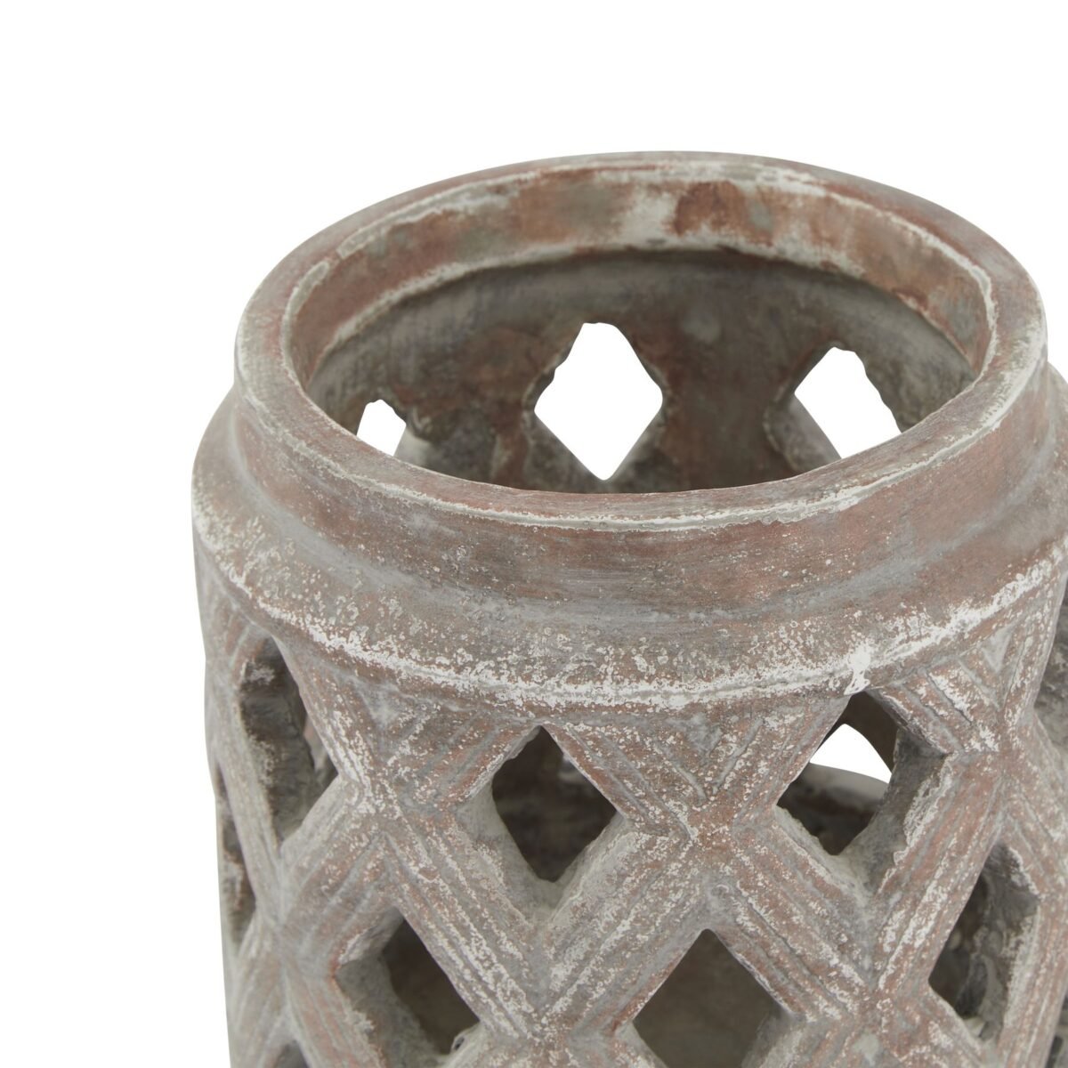 Toscano Brown Lattice Lantern