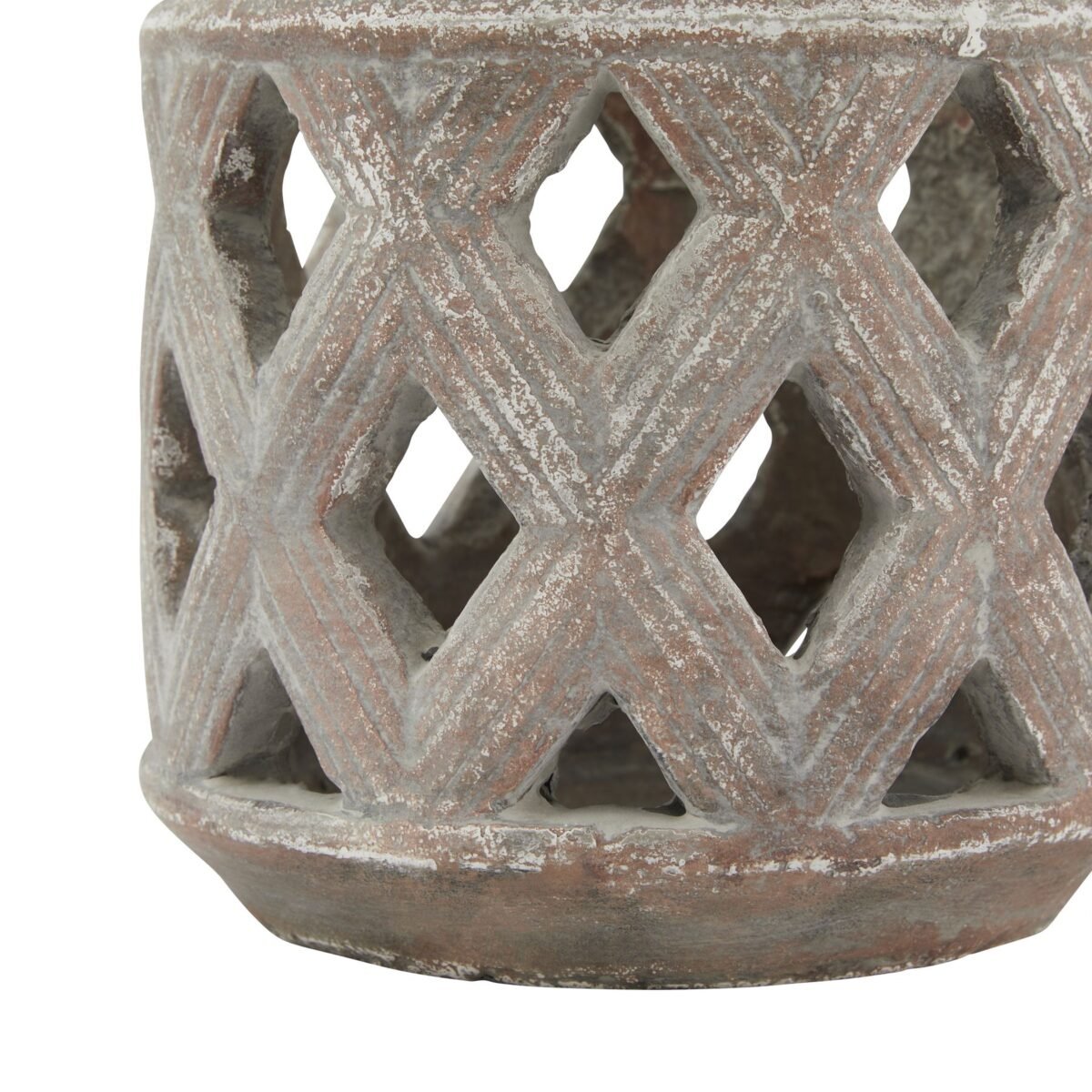Toscano Brown Lattice Lantern
