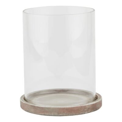 Toscano Brown Large Hurricane Lantern