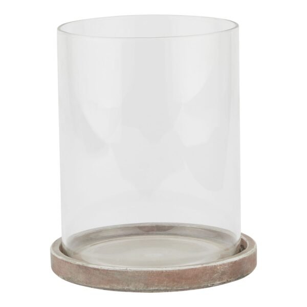 Toscano Brown Large Hurricane Lantern