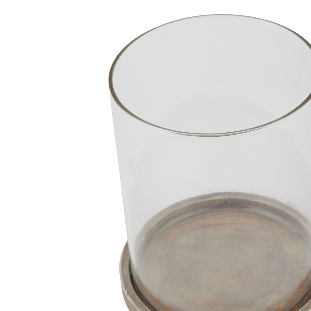 Toscano Brown Large Hurricane Lantern