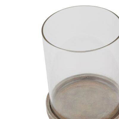 Toscano Brown Large Hurricane Lantern
