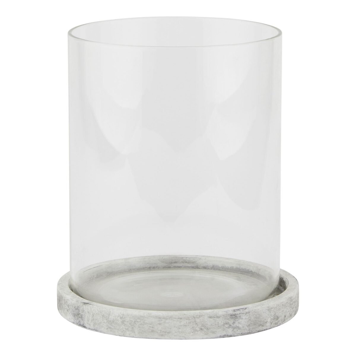 Helios Stone Large Hurricane Lantern