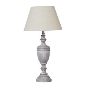 Ravenna Column Table Lamp With Linen Shade