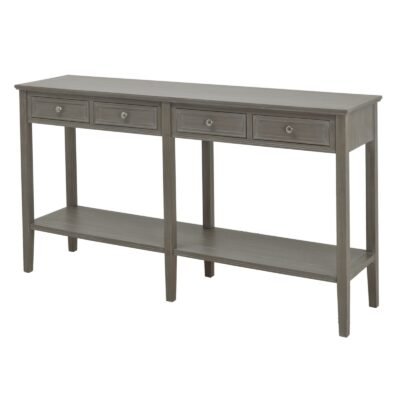 The Rattana Collection Four Drawer Console Table