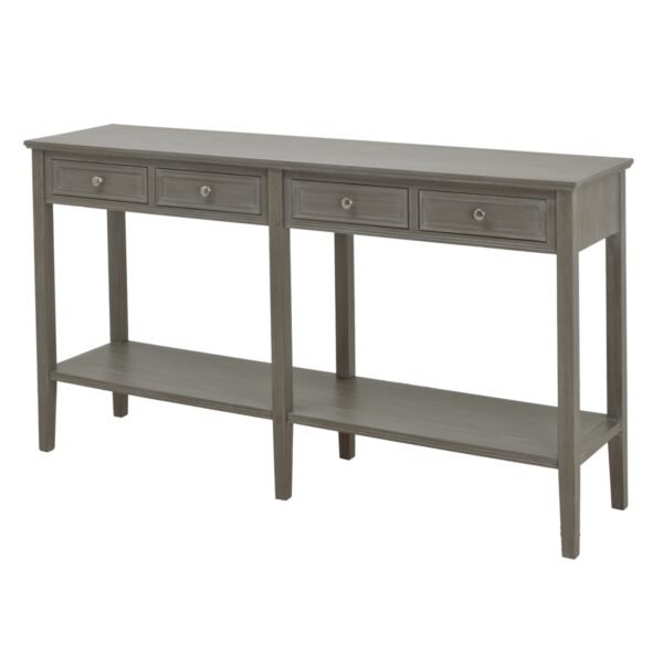 The Rattana Collection Four Drawer Console Table