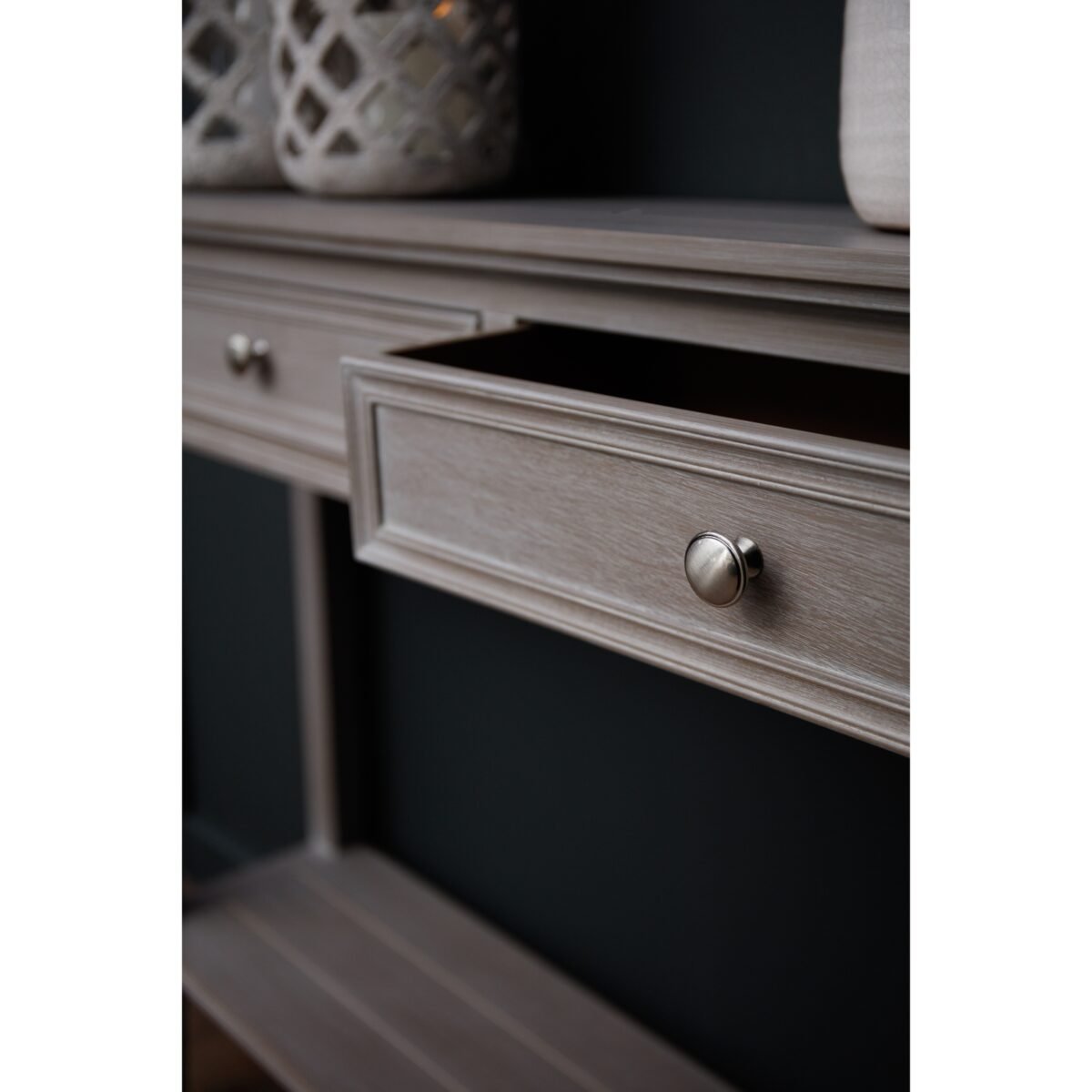The Rattana Collection Four Drawer Console Table