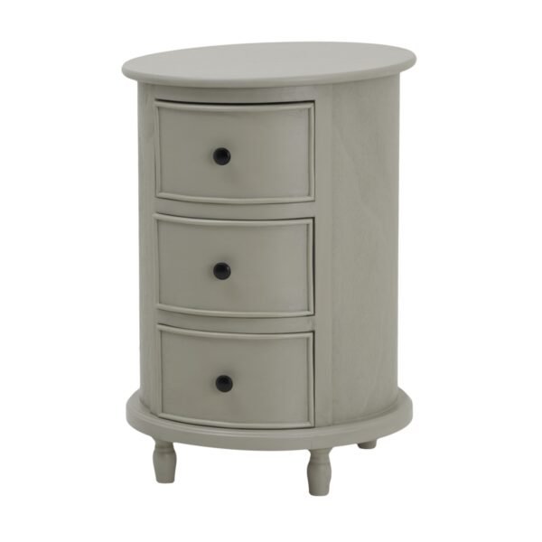 The Cordell Collection 3 Drawer Round Side Table