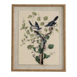 Atol Coral Art Mounted In Beaded Frame