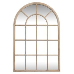 Washed Wood Large Framed Mirror