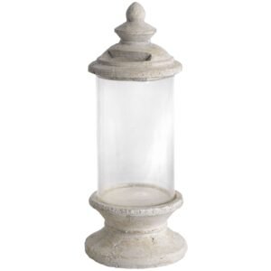 Toscano Small Brown  Column Candle Holder