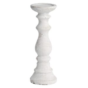 Toscano Small Brown  Column Candle Holder